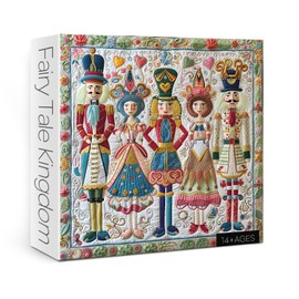 3 d Nutcracker Princess Puzzles for Adults 1000 Pieces, Beautiful Enchanted Nutcracker Ballet Jigsaw Puzzle, Art Challenging Christmas Holiday Embroidery Puzzle