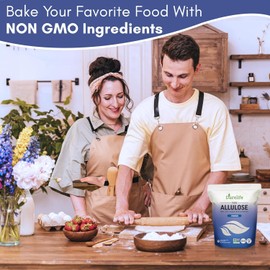 Durelife Allulose sweetener, 10 lb 100% Pure No Erythritol powdered Sugar Substitute, NON-GMO Project Verified, Keto Certified, OU kosher, No Fillers, Zero Calories sugar alternative 10 Lbs