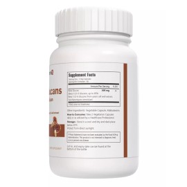 VitaCosmoX Beta Glucan 1-3, 1-6 Capsules 500mg, 120 Veggie Capsules