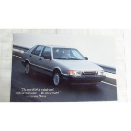 Saab 1987 Saab 9000 postcard