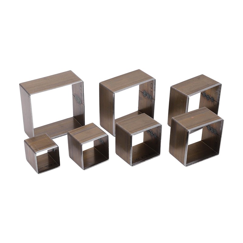 7Pcs Hollow Punch Cutter Squared Design High Carbon Steel Multipurpose