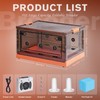88L Chicken Brooder Box for Chicks, 32-107.6℉Adjustable Temperature Chicks Warmer