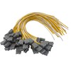 BroaugBlower Motor Resistor Electrical Connector Replace for 3U2Z14S411PB 88988702, 88988507,