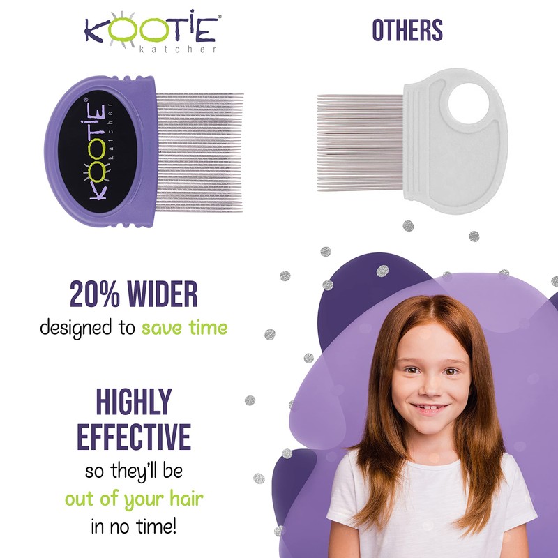 Kootie Katcher – Lice Comb - Nit Comb - Metal