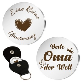 Hroanc Gifts for Grandma Mother's Day Gift Keyring Birthday Gift Grandma Grandmother Gift Best Grandma Gift Lucky Charm Grandma Gift Mother's Day Christmas