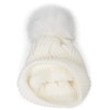 styleBreaker Ladies Knitted Pom Pom Hat with Ribbed Pattern and