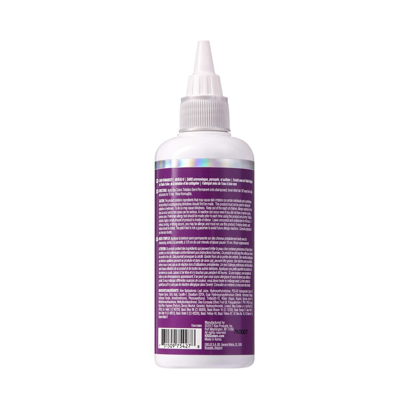 Kiss Tintation Semi-Permanent Hair Color 5 Ounce, T740 Rose Gold