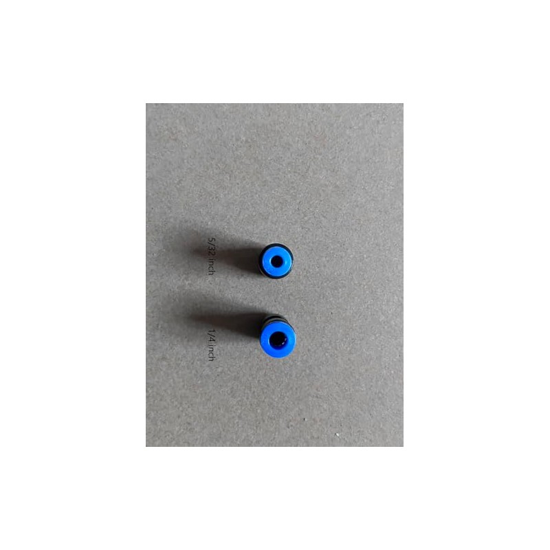 1/4" OD x 5/32" OD Pneumatic quick Connector Push to