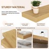 Axeman Floating Shelves for Wall, Rustic Wood Wall Mounted Shelves