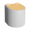 MagiDeal Cat Litter Trash Mini Trash Can with Lid Press