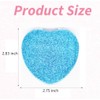 Mpowtech Cute Heart Shaped Compact Mirror for Purse,Blue Travel Mirror
