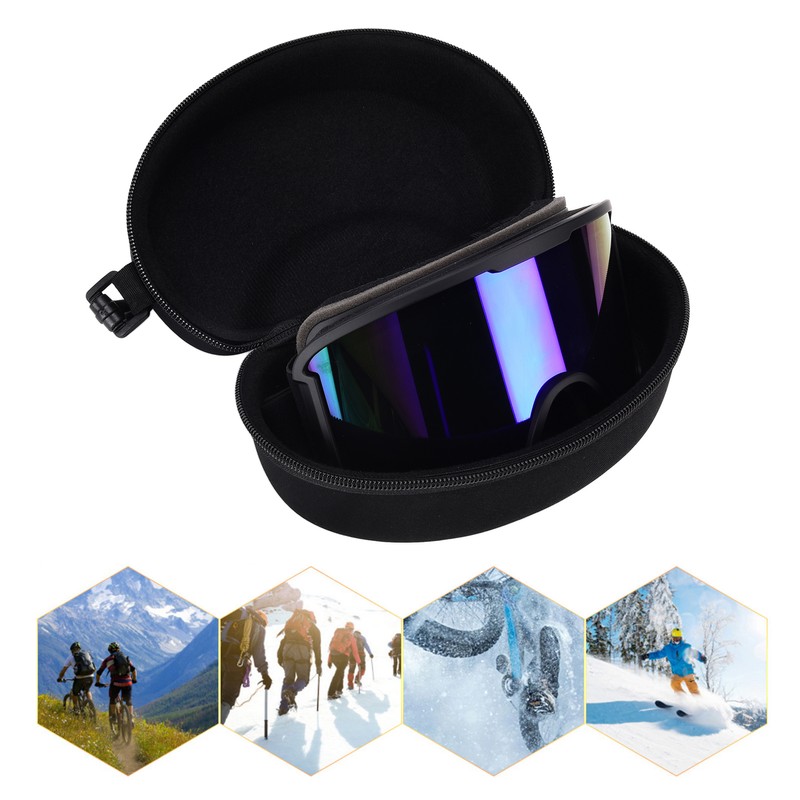 Ski Windproof Glasses Goggles Double Layer Anti Fog Sphere Large