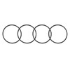 Rtrhinotuning 40mm Black Wheel Center Cap Rubber O-Rings Set 4