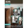 4smile Door Hooks for Hanging, Set of 6 - Stainless