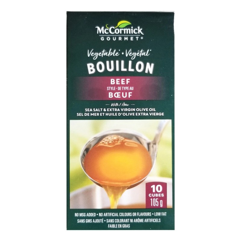 La Cie McCormick Canada Co. McCormick Gourmet All-Vegetable Bouillon Cubes,