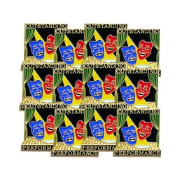 1 Inch Outstanding Performance Lapel Pin - Package of 12, Poly Bagged