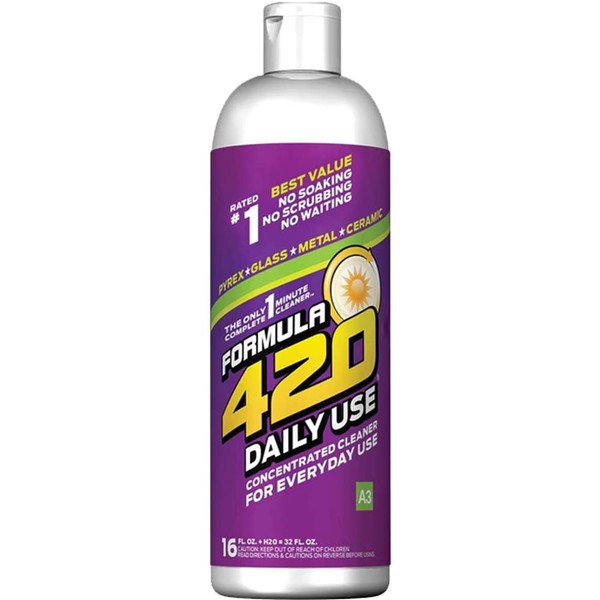Formula 420 Daily Use Concentrated 16oz. Makes 32oz. Glass, Pyrex, Metal and Ceramic Cleaner