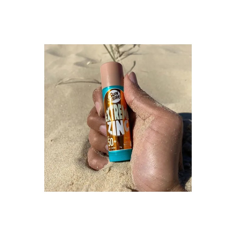 Sun Zapper (tan) Extreme Zinc Stick - Protector Solar Minera