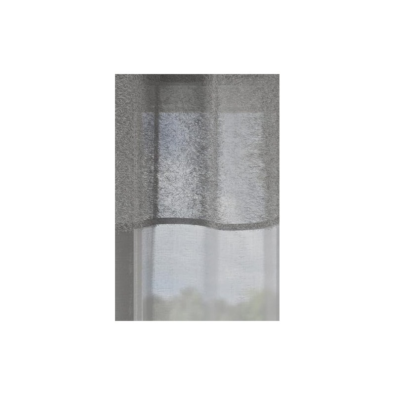 Maple Textiles Eyelet Ring Top Heading Voile Curtain Panels Soft