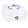 Cash Box with Money Tray Metal Storage Safe Lock Box