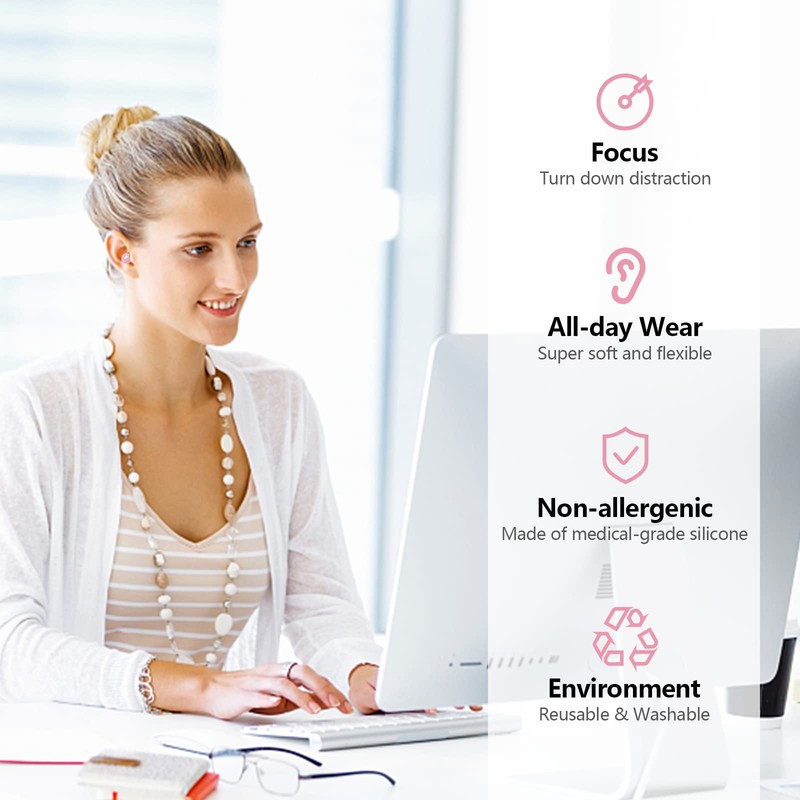 anforee Ear Plugs for Noise Cancelling - Sleep Ear Plugs