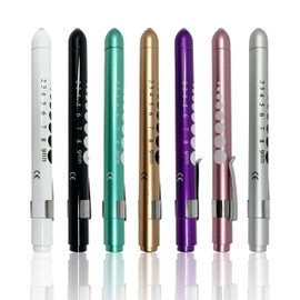 Cynamed Pen Light with Pupil Gauge LED Penlight for Nurses Doctors, Reusable Medical Penlight for Nursing Students (Golden)