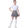 SANGTREE Falda Plisada para mujeres con cómoda Banda elástica Casual,