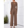 PRETTYGARDEN One Piece Jumpsuits for Women Dressy Casual Long Sleeve