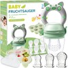 Fruchtsauger Baby ab 3 Monate - Früchte Futterspender Set mit