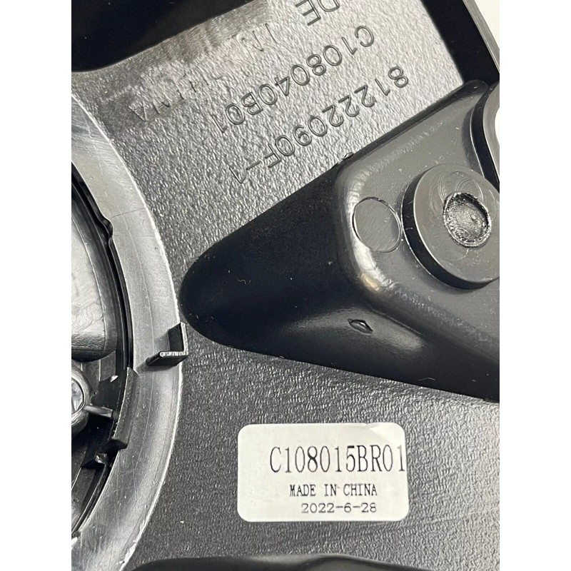 Mayhem Gloss Black/Red Logo Wheel Center Cap C108015BR01