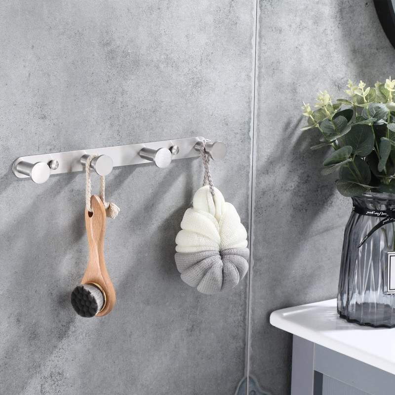 LOLYPOT Towel Hook, Bathrobe Hook, Wall Hook, Clothes Hook, 304