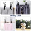 Pack of 12 Towel Clips for Beach Loungers, Large Clothes