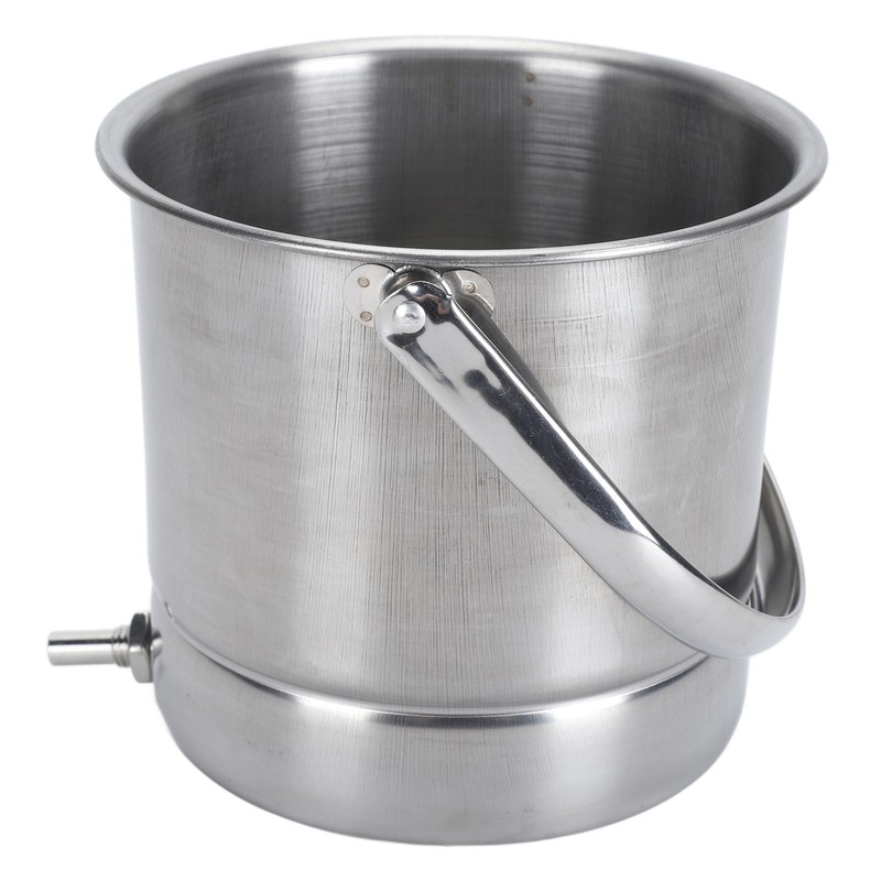 Enema Bucket Kit 1.6L Stainless Steel Bucket Reusable Shower Enema