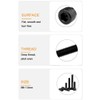 binifiMux 4 Pieces M6-1.0 x 170mm Socket Head Screw, Black,Part