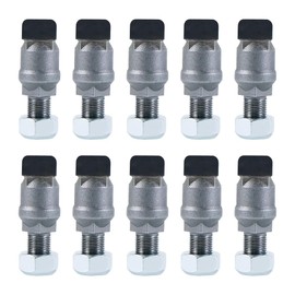 Aftermarket 10 Pack long Short Offset Square Stump Grinder Teeth With Nut Replace 04501311 Compatible with 5014, 7015, 7500, 7015,8018