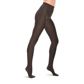 Therafirm Medias transparentes para mujer, 15-20 mmHg, nailon de compresión suave (negro, S)