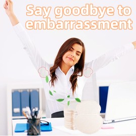 140Pcs Flesh Sweat Pads for Under Arms, Hat Sweat Liner, Shirt Collar Protection, Large Armpit Sweat Pads for Women, Disposable Underarm Sweat Pad (1Pack/100P+20P+20P)