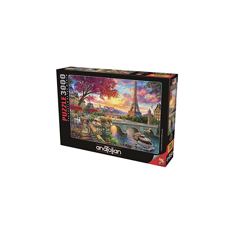 Anatolian Puzzle - Primavera en París, Rompecabezas de 3000 Piezas,