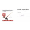 NIKATTO 48” Hoe with Wooden Handle, NIKATTO USA STOCK