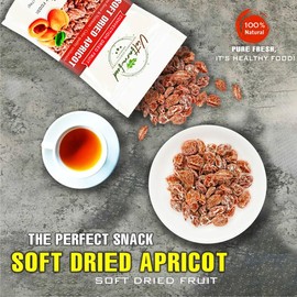SOFT DRIED APRICOT 5.29oz (150g) VIETFARMFOOD: Convection dried fruit with a little sugar, salt, natural sweetness, soft when chewed. Suitable for snack, topping, healthy desserts for all ages
