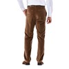 Haggar mens Stretch Corduroy Expandable Waist Classic Fit Flat Front
