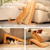 CHEERHOME PETS Sisal Cat Scratcher Ramp for Indoor Cats, 24.8"