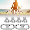 Mountain Bike Pedal Cleats Mounting Screws and Washers Titanium Alloy
