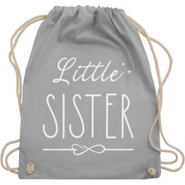Shirtracer - Gym Bag Backpack - Little Sister - Bags - Little Sister White, 01 Light Grey, Unit size