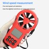 Digital Temperature Wind Speed Meter High Accuracy 5 Units Handheld