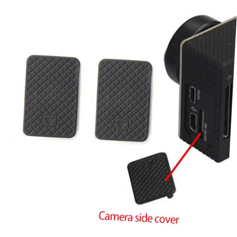 Operitacx Action Camera Side Door Cover Replacement 2 Pack USB