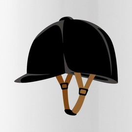 CafePress Horseback Riding Helmet Water Bottle 1.0L (34 oz) Stainless Steel Water Bottle