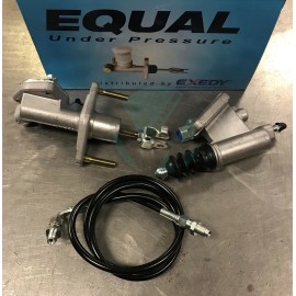 Exedy CMC & Slave Cylinder & Black Clutch Line Kit For 06-11 Honda Civic Si OEM