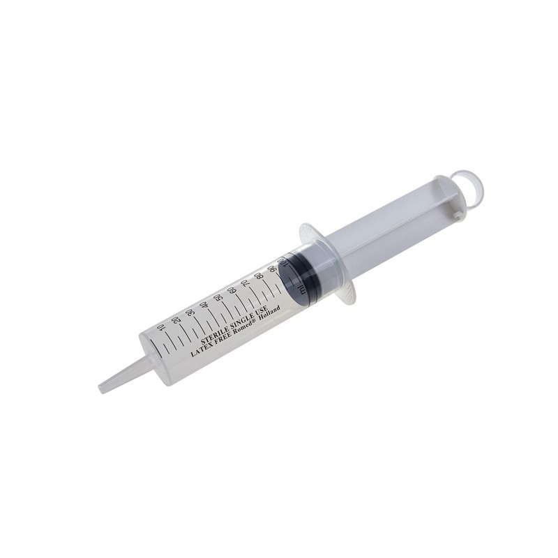 Romed Blister Syringe 100 ml, 1 Piece, 3-Piece Sterile Packaged