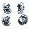 Bashineng Car Tire Valve Stem Caps 4pcs Skull Head Valve